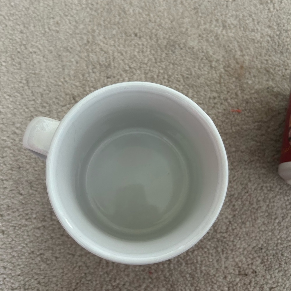 Cookie Graphic Red and White Mug Set of 2 - Picture 2 of 4